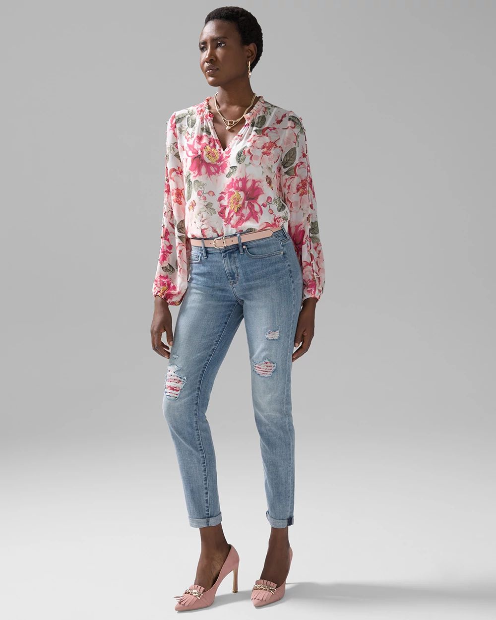White house black market boyfriend discount jeans