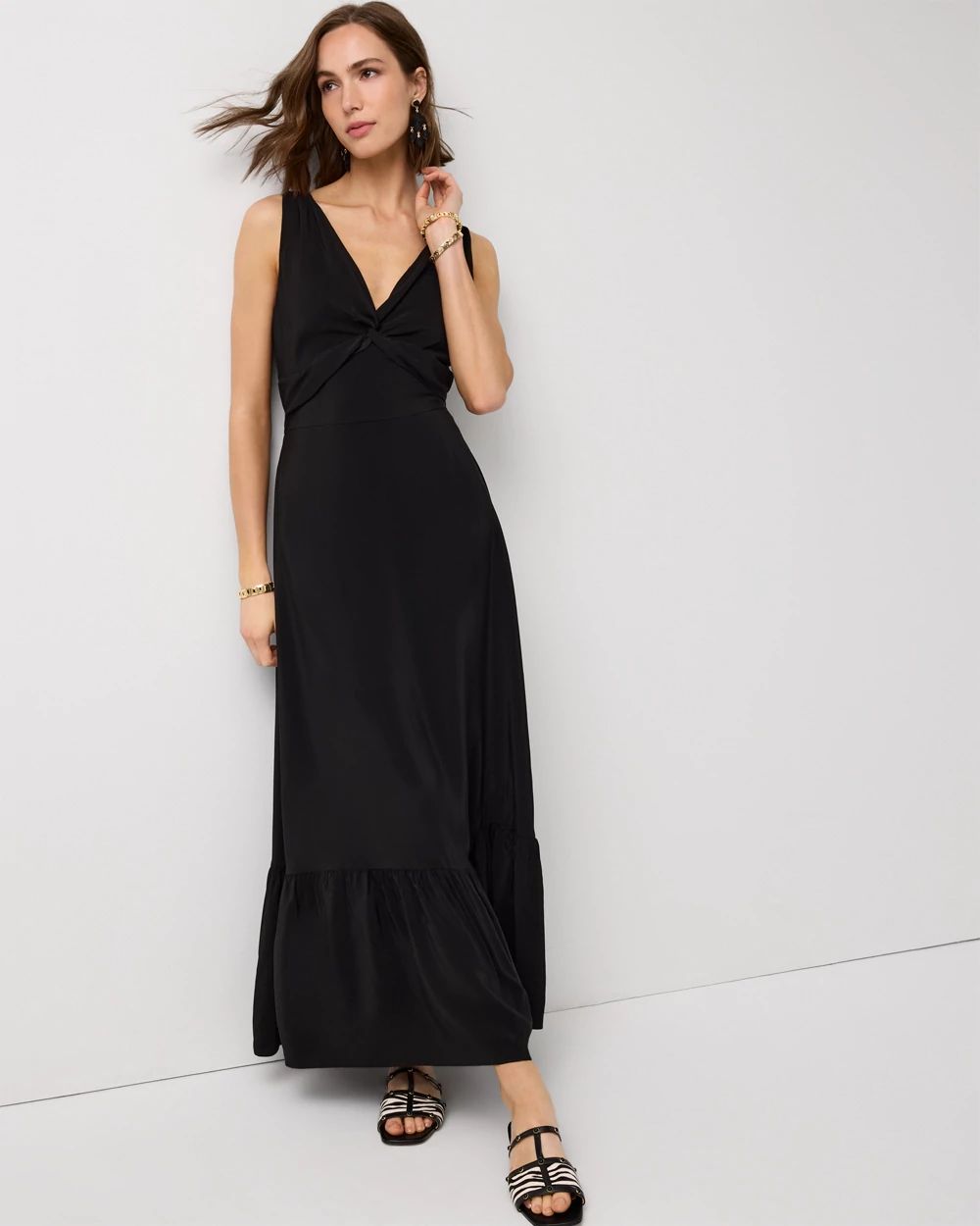 Tie-Back Maxi Dress click to view larger image.