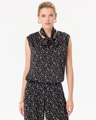 Removable Tie-Neck Top
