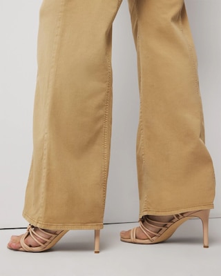 High-Rise Pret Double Pocket Wide-Leg Pant click to view larger image.