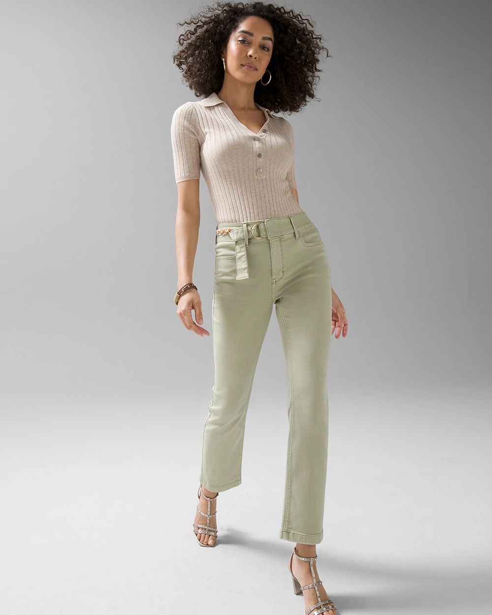 Extra High-Rise Boot Crop Pants