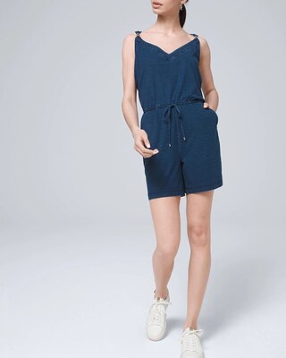 Stretch Knit Romper
