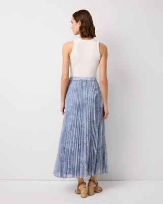 Pleated Chiffon Maxi Skirt click to view larger image.