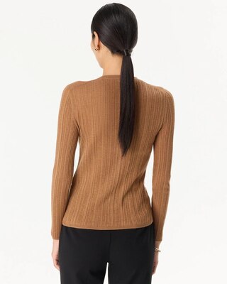 Ribbed Henley Sweater click to view larger image.