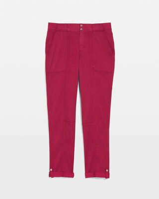 Mid-Rise Pret-A-Pedi Straight Crop Pants click to view larger image.