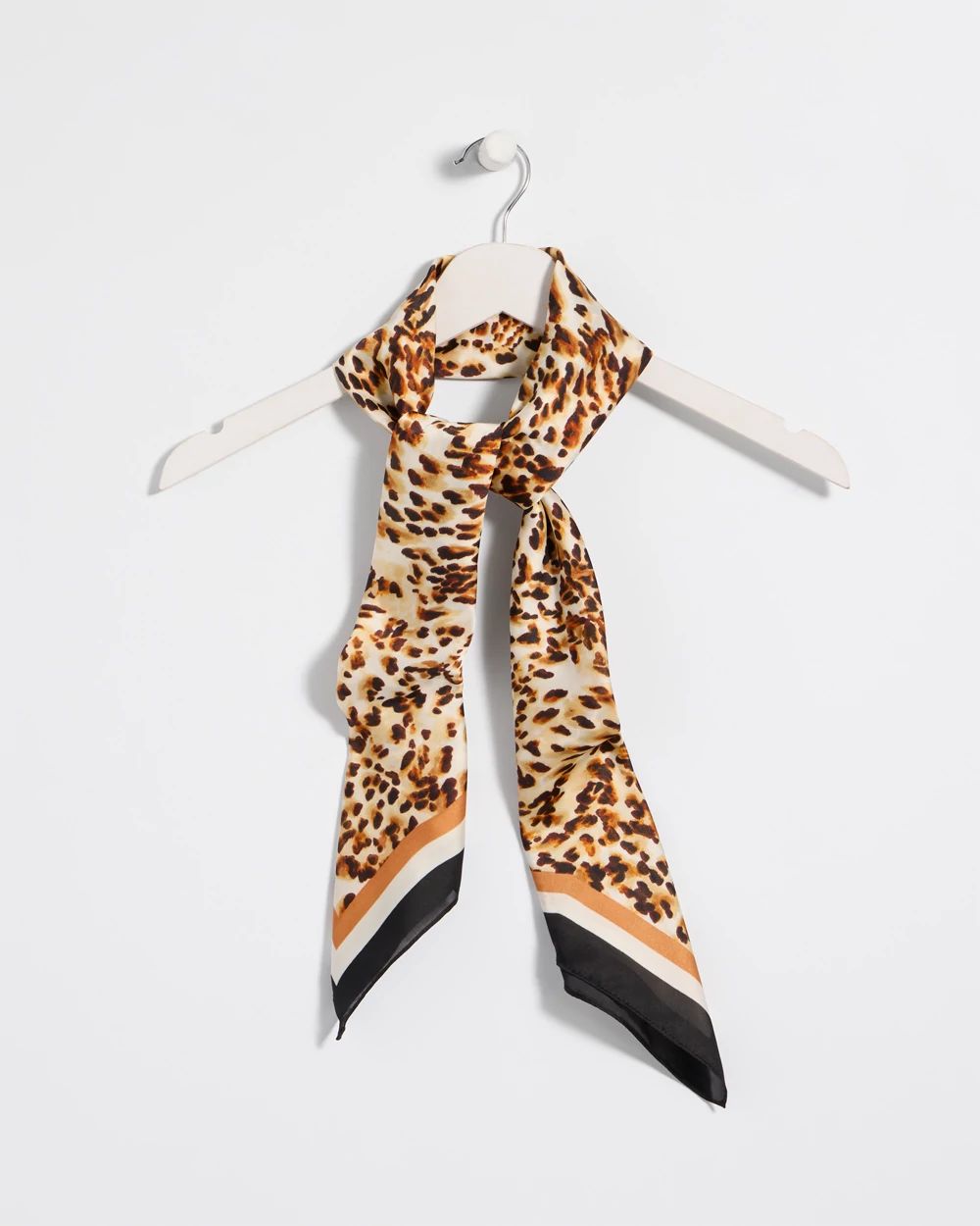 Animal Print Square Scarf click to view larger image.