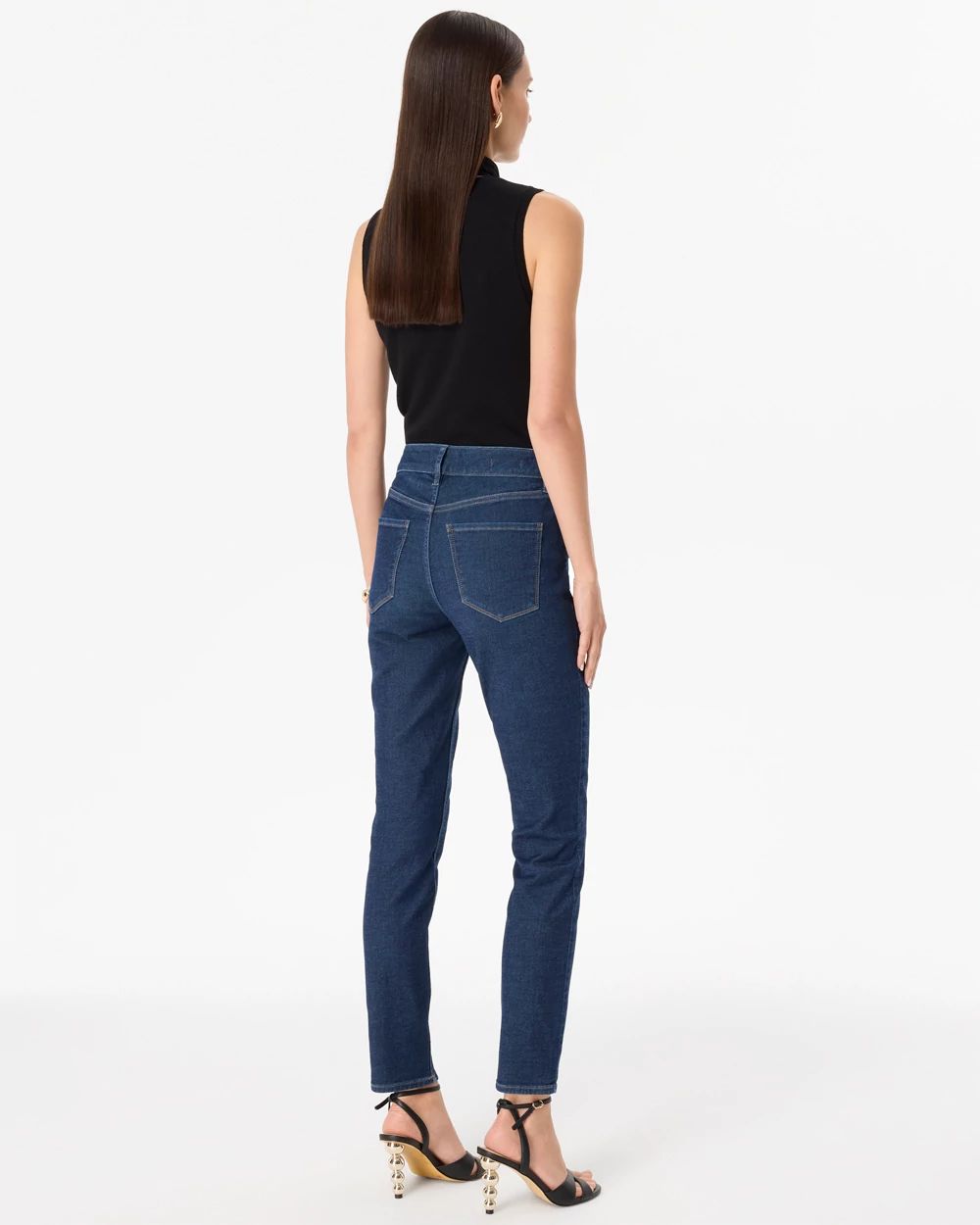 High-Rise Skinny Ankle Ease Jean click to view larger image.