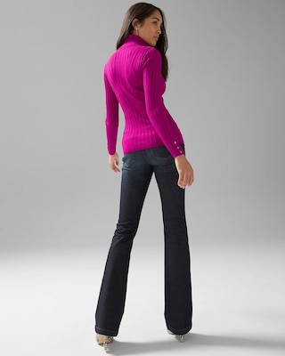 Long Sleeve Ribbed Turtleneck