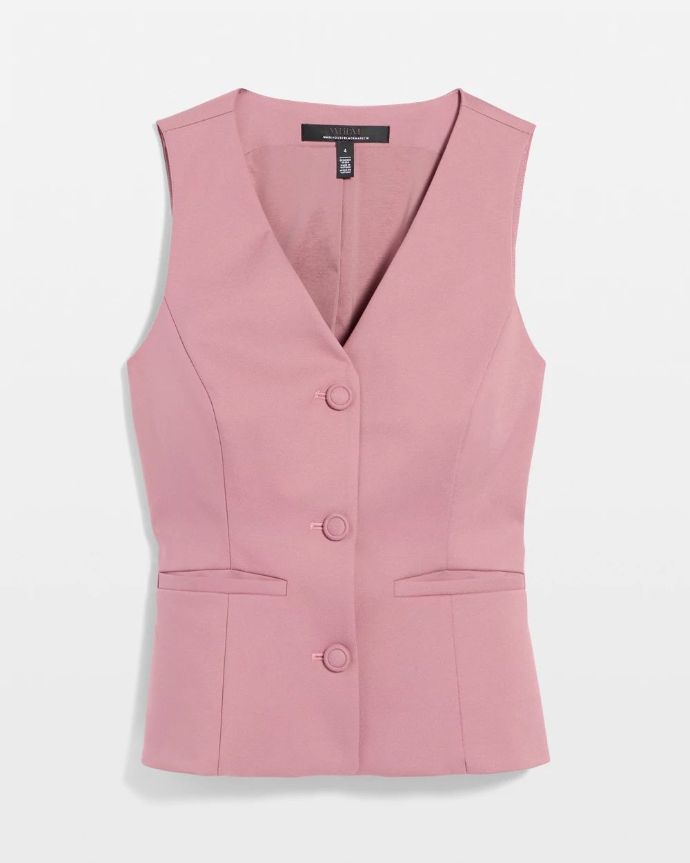 Sleeveless V-neck Vest click to view larger image.