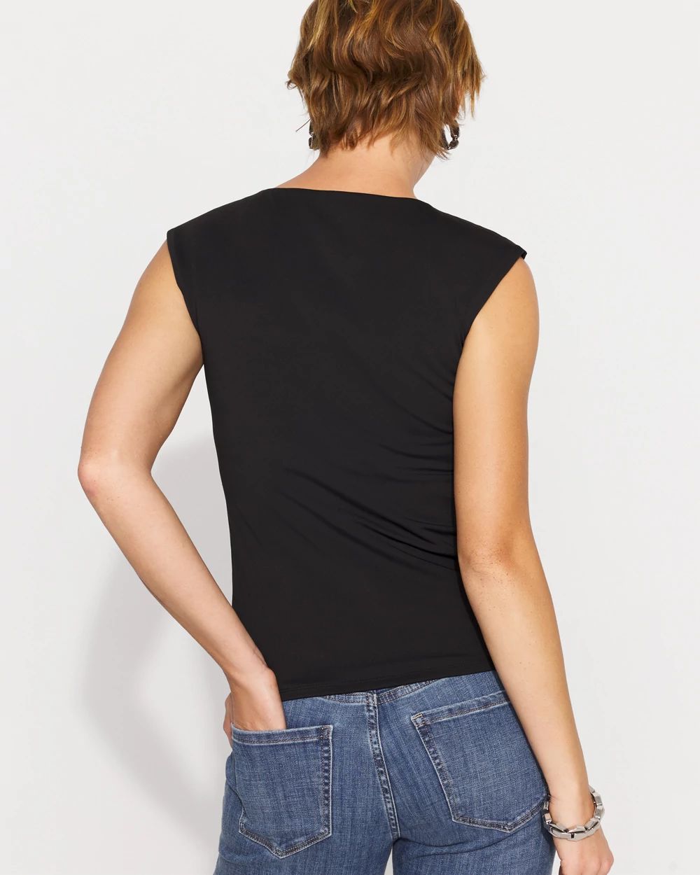 WHBM FORME™ All Ways Stretch Square Neck Top