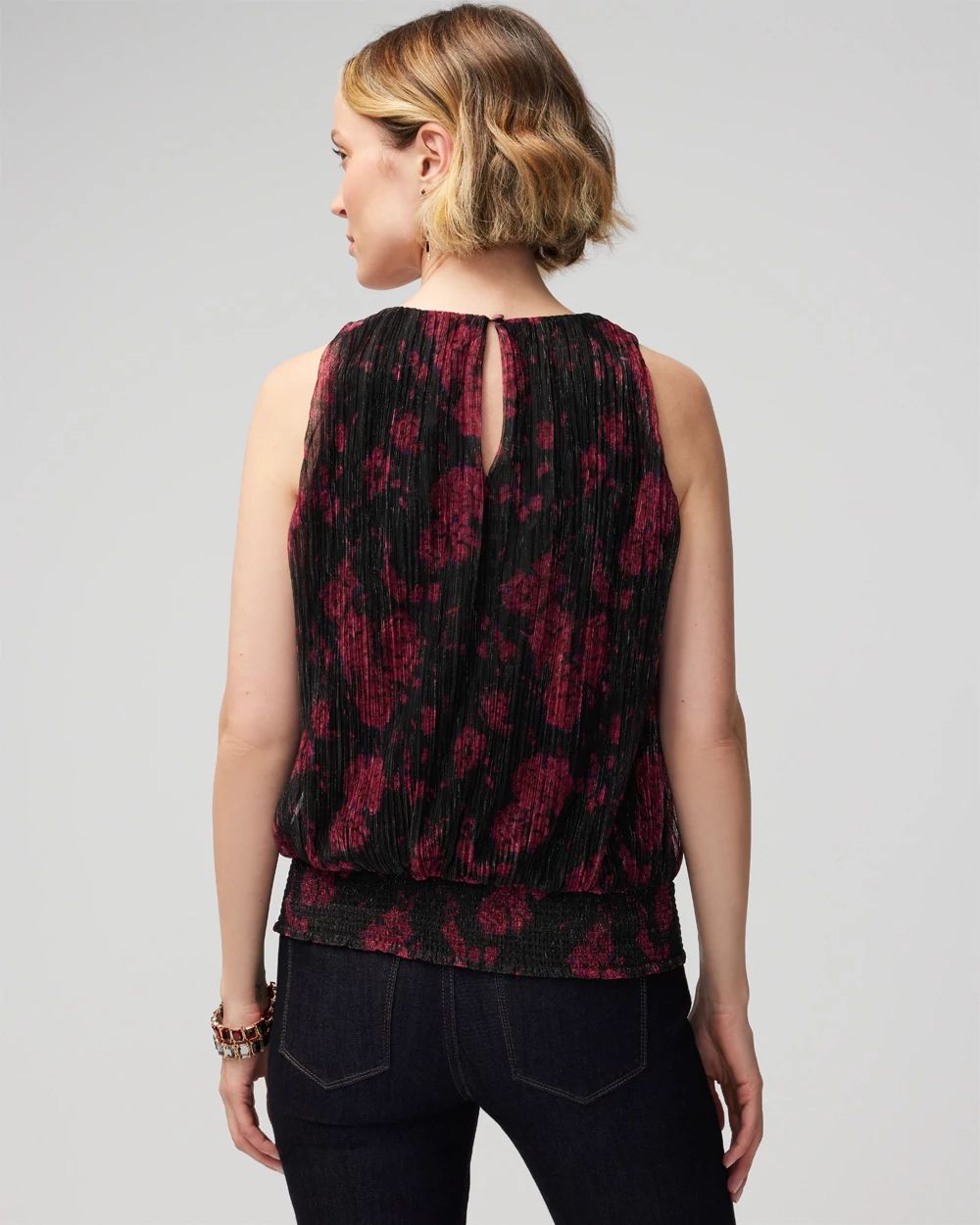 Printed Sleeveless Top