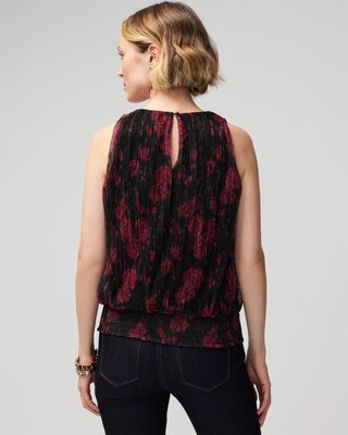 Printed Sleeveless Top