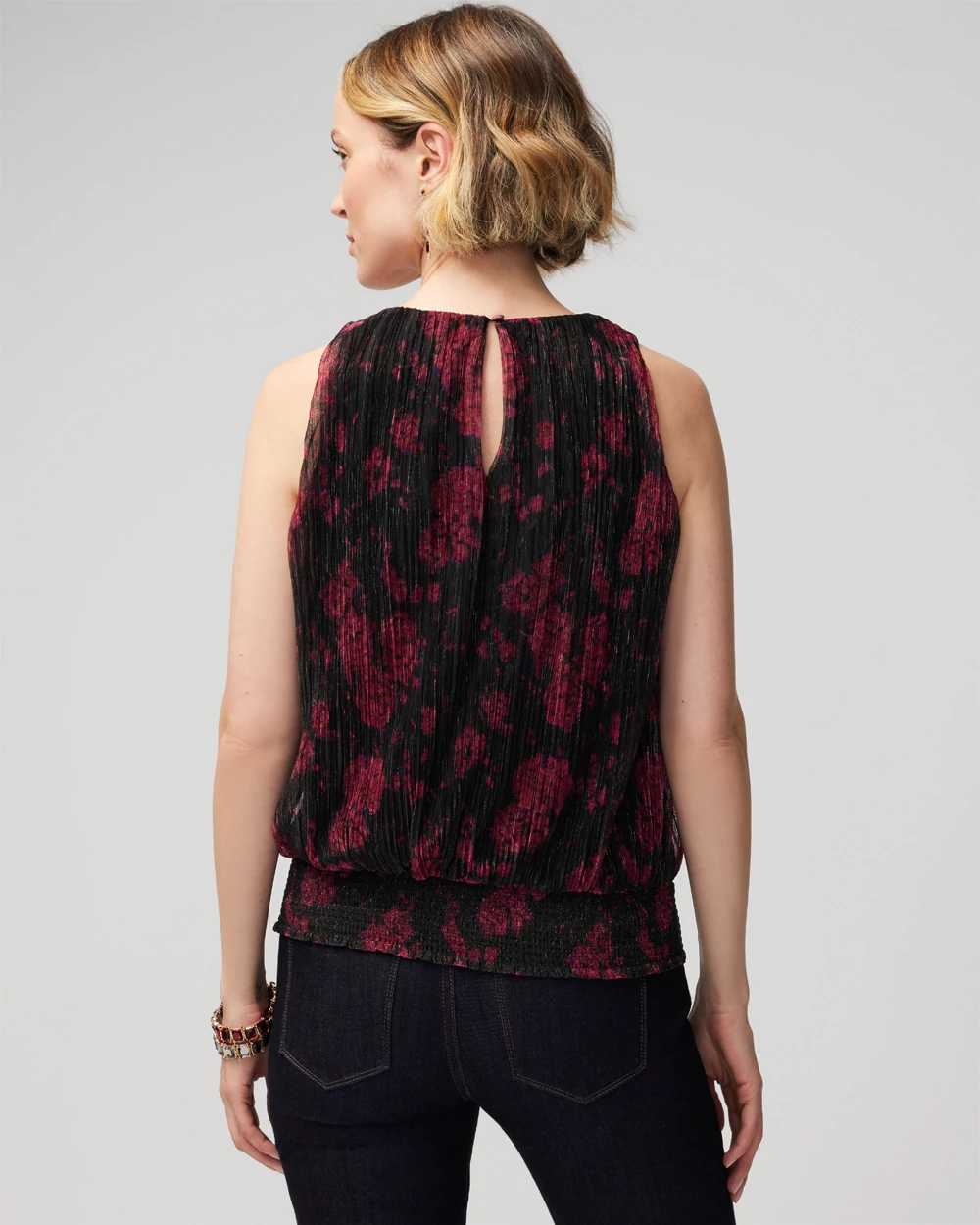Printed Sleeveless Top click to view larger image.