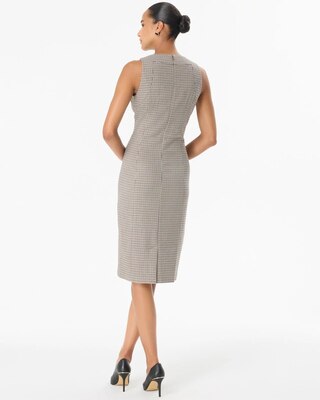 Houndstooth Sheath Dress click to view larger image.