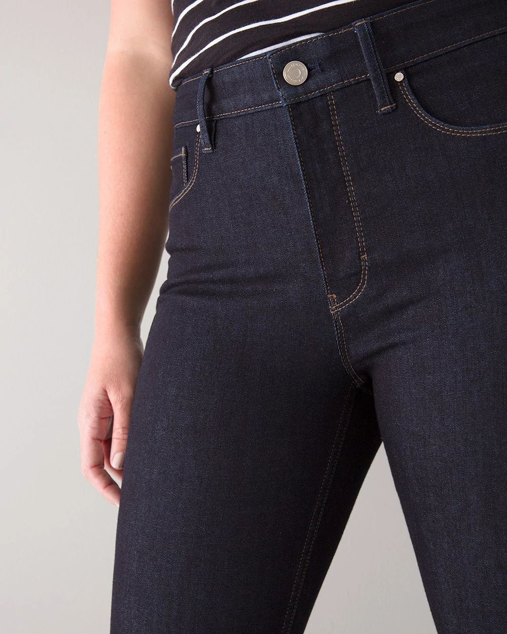 High-Rise Skinny Jeans click to view larger image.