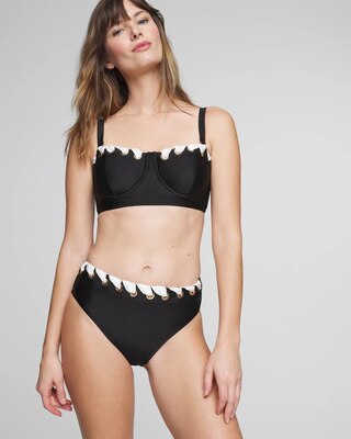 Grommet Lace-Up Bottom