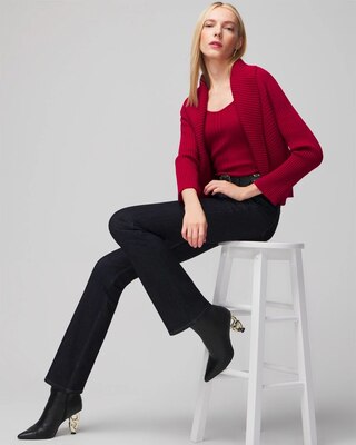 Cashmere Blend Rib Cocoon Sweater