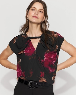 Twist-Neck Keyhole Shell