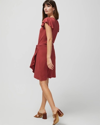Glamgetter Faux Wrap Dress