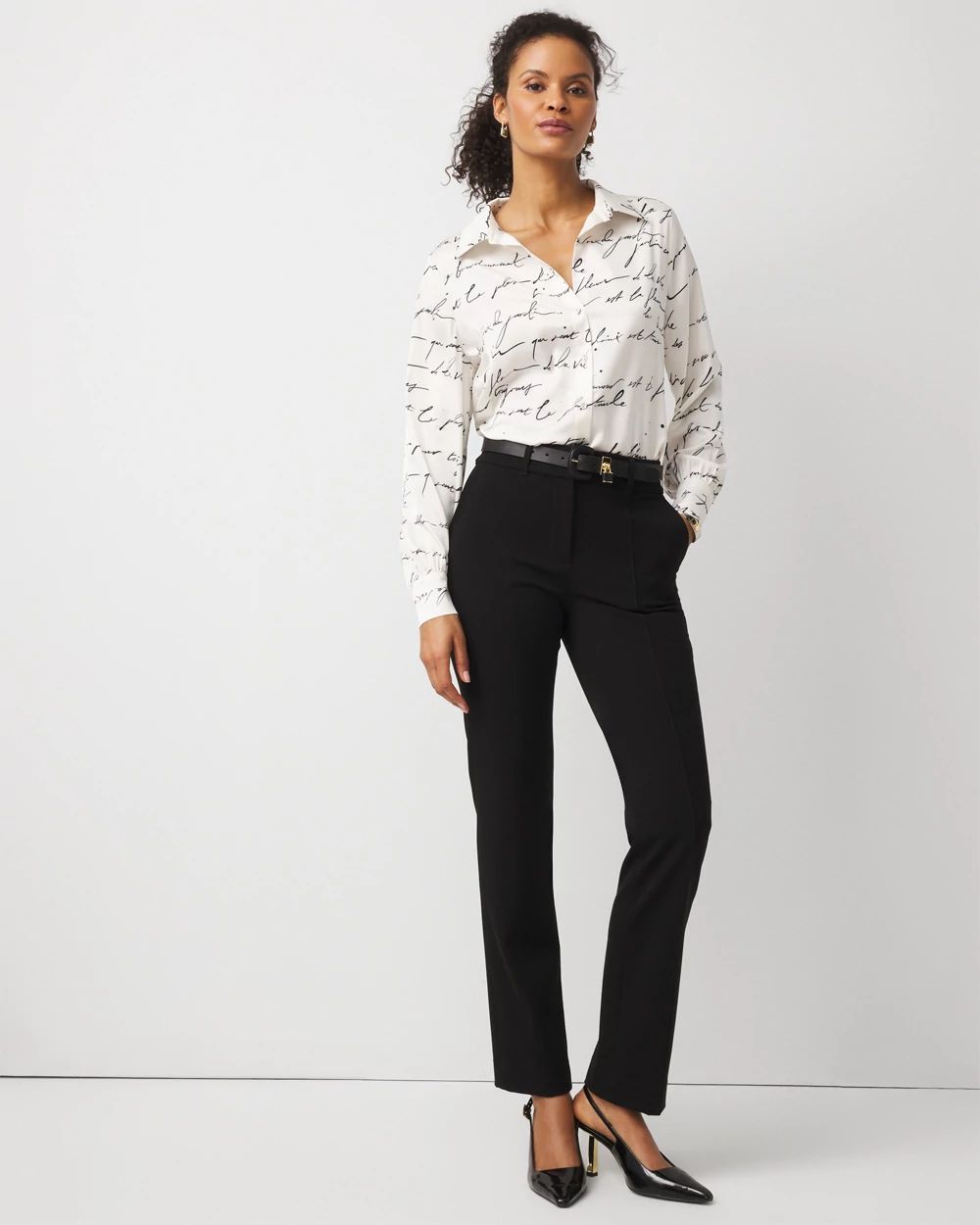 High-Rise Zoey Straight Pant
