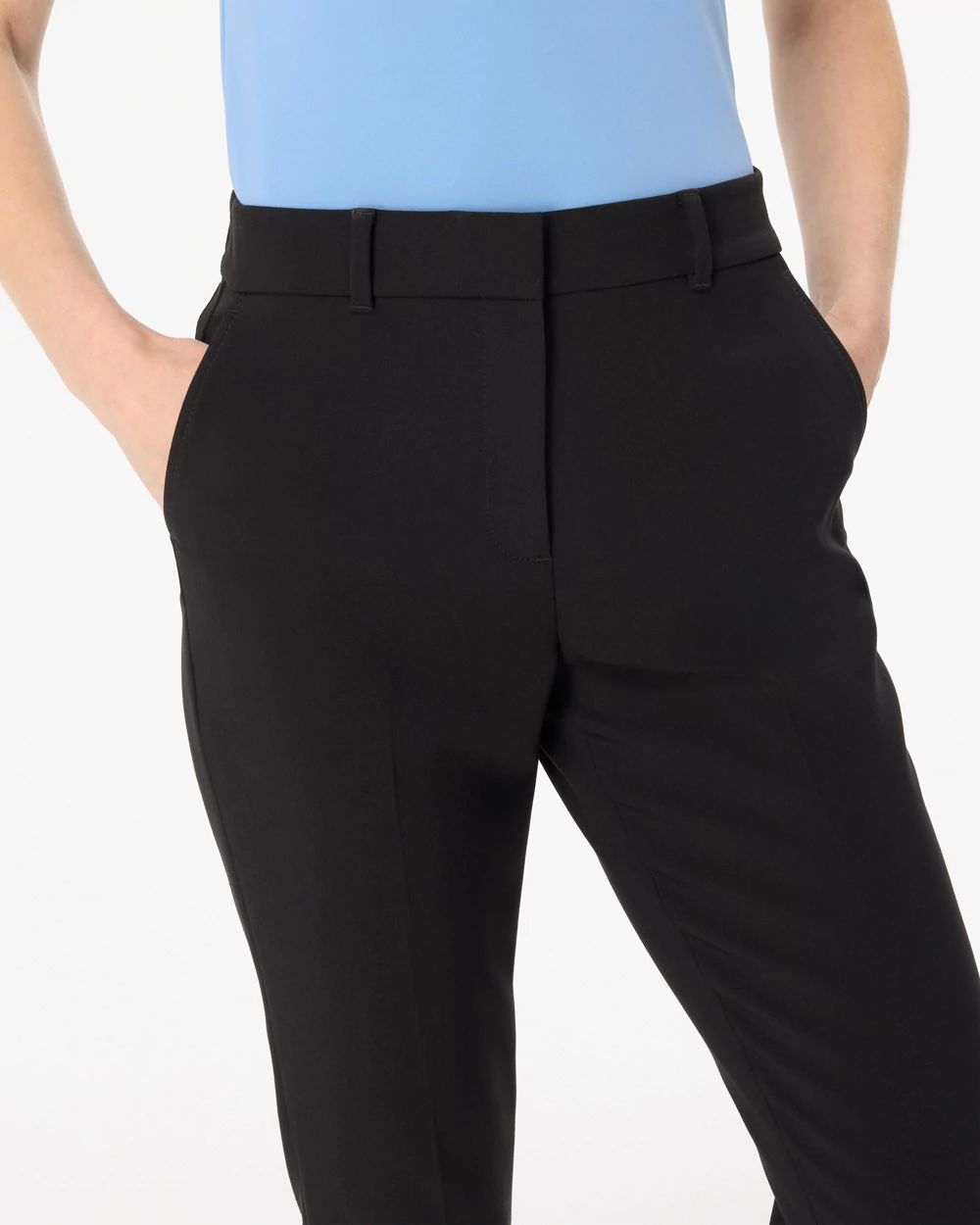 Luxe Stretch High-Rise Elle Slim Ankle Pant click to view larger image.