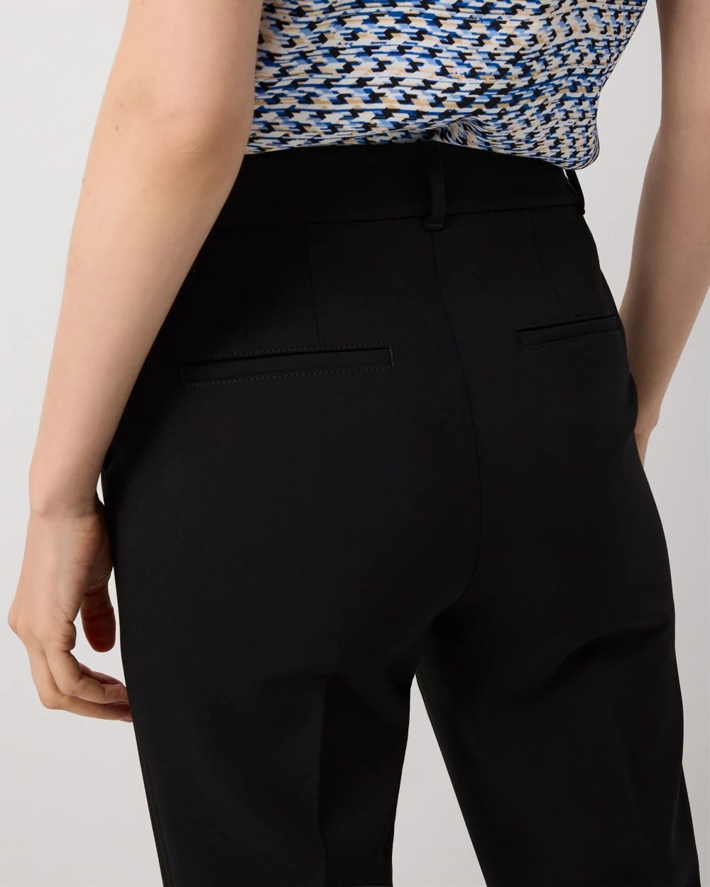 Petite High-Rise Elle Slim Ankle Pant