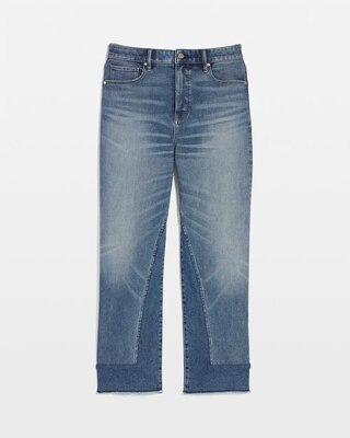 High-Rise Pieced Straight Leg Jean click to view larger image.