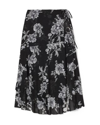 Mesh Wrap Skirt