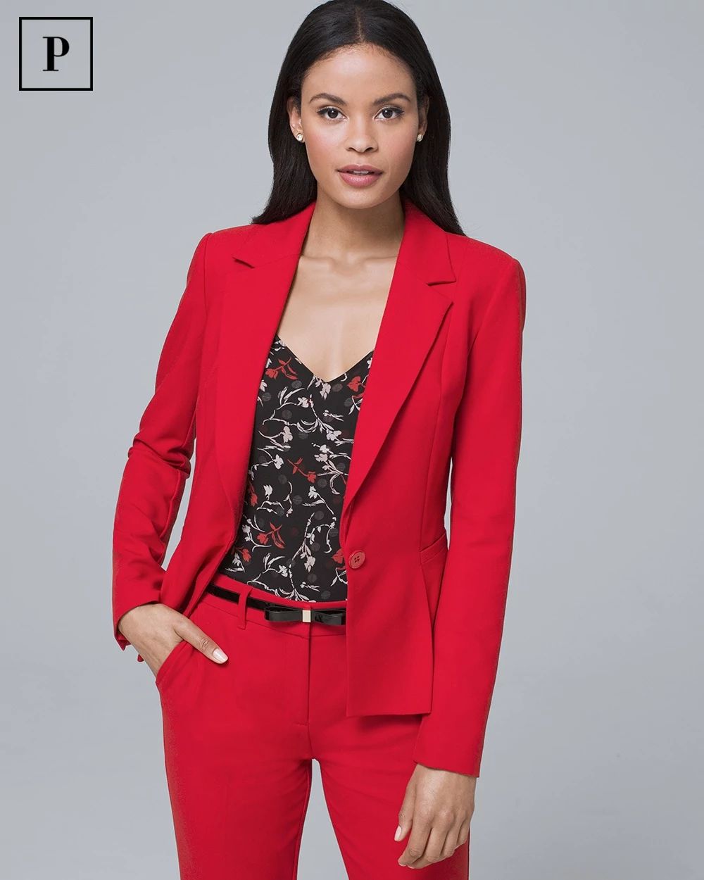 White house black market red blazer new arrivals