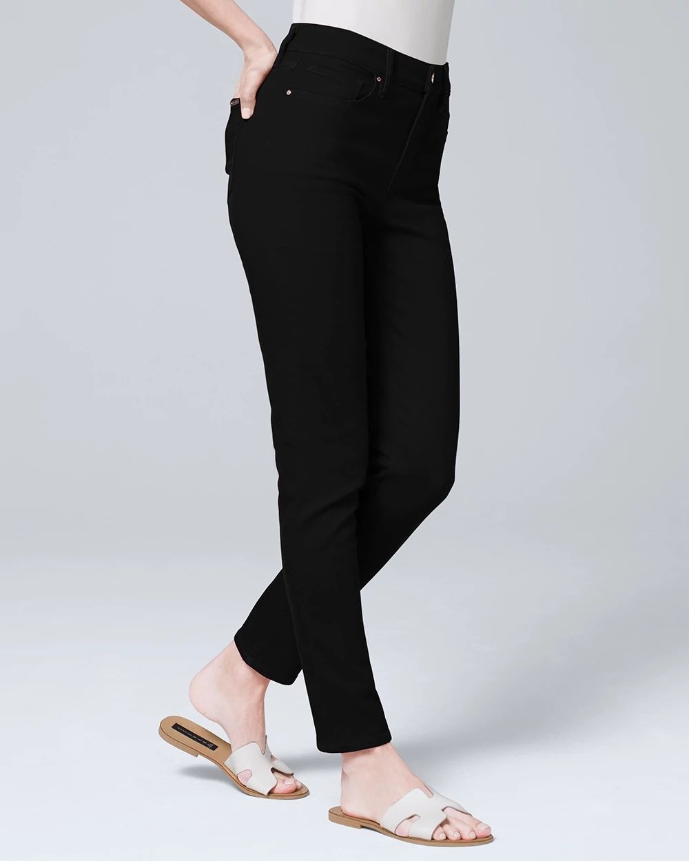 Curvy High-Rise Ultimate Sculpt Straight Crop Jeans