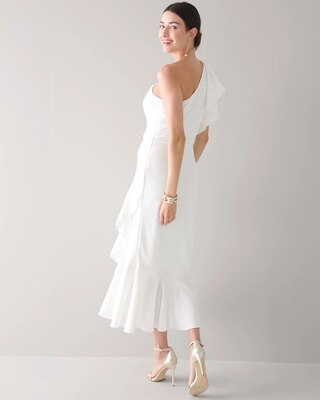 One Shoulder Midi Dress