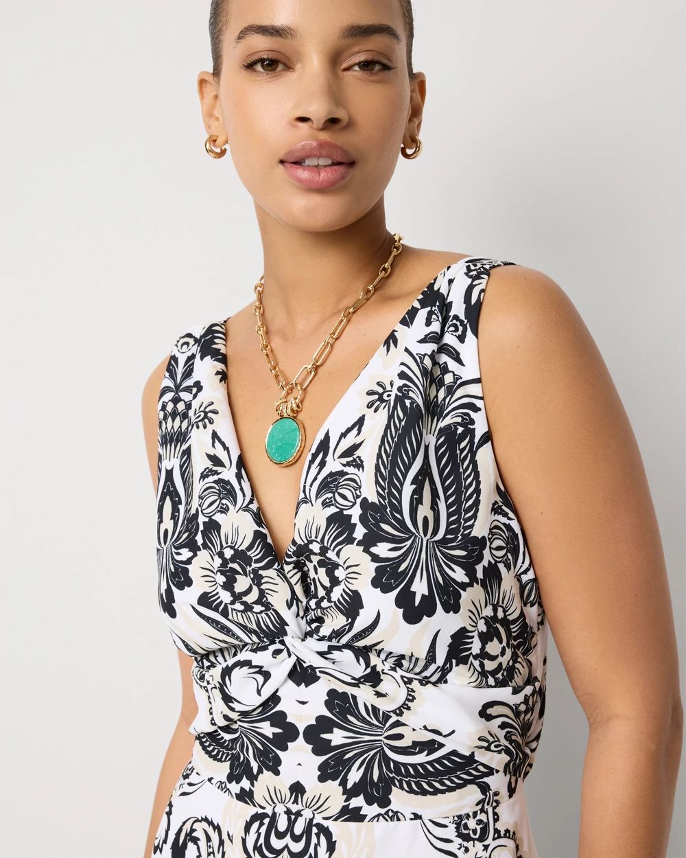 Tie-Back Maxi Dress click to view larger image.