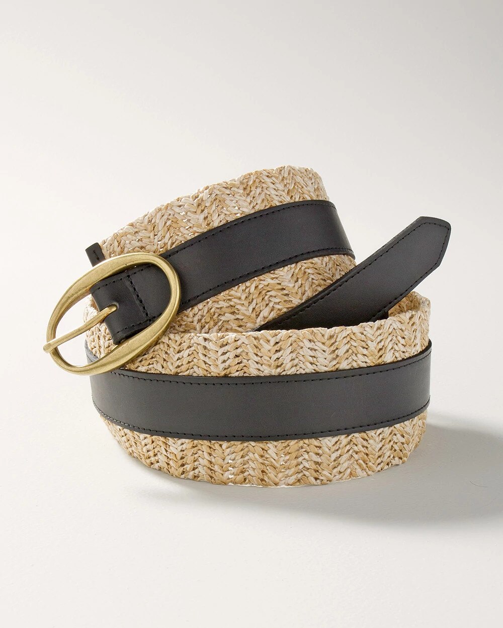 Wide Straw Belt - image 3