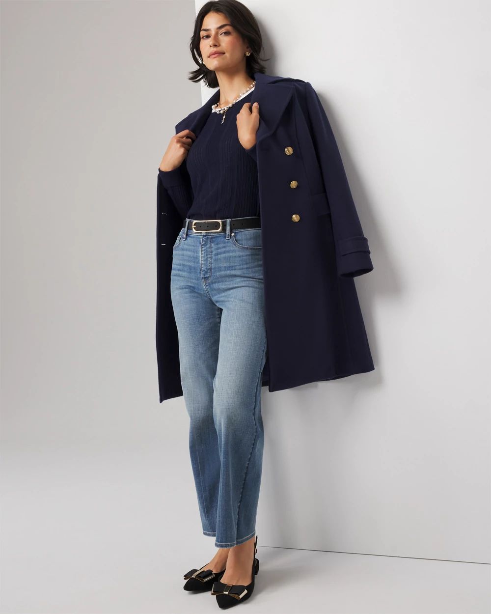 Wide Leg Cropped Jean