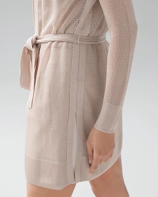 Crochet Belted Coverup click to view larger image.