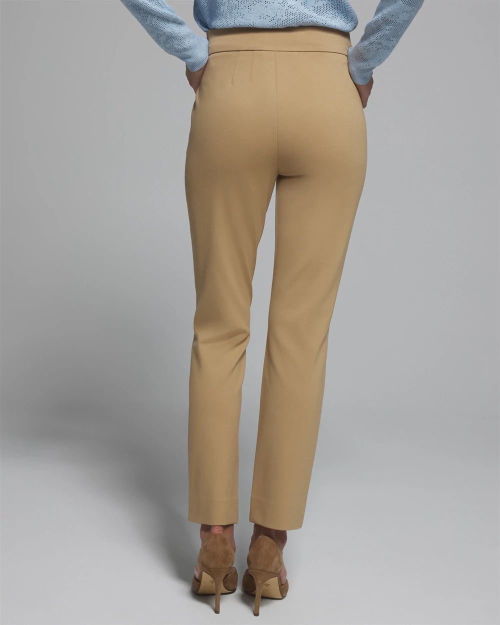 Outlet WHBM Pull-On Straight Leg Pant click to view larger image.