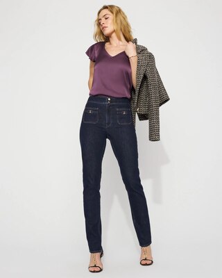 Satin-Front Glamgetter Tee click to view larger image.