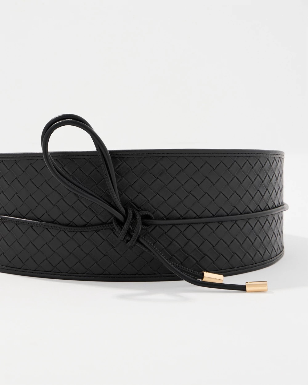 Faux Leather Obi Waist Belt