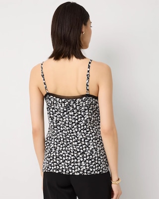 Pintuck Crepe Tank click to view larger image.