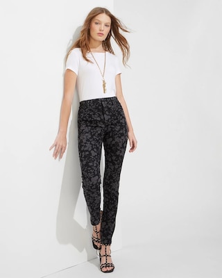 Outlet WHBM High-Rise Essential Slimmer™ Straight Jeans