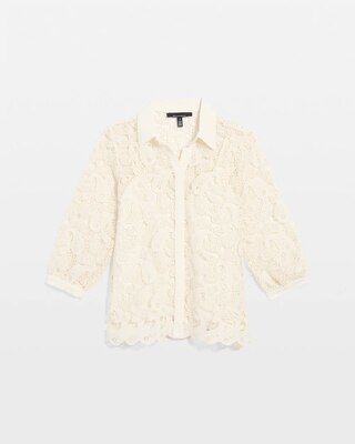 Paisley Lace Shirt