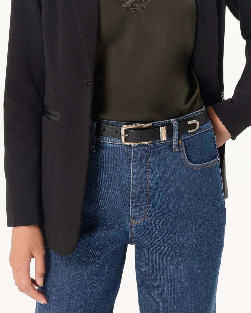 Scroll Plaque Pant Belt