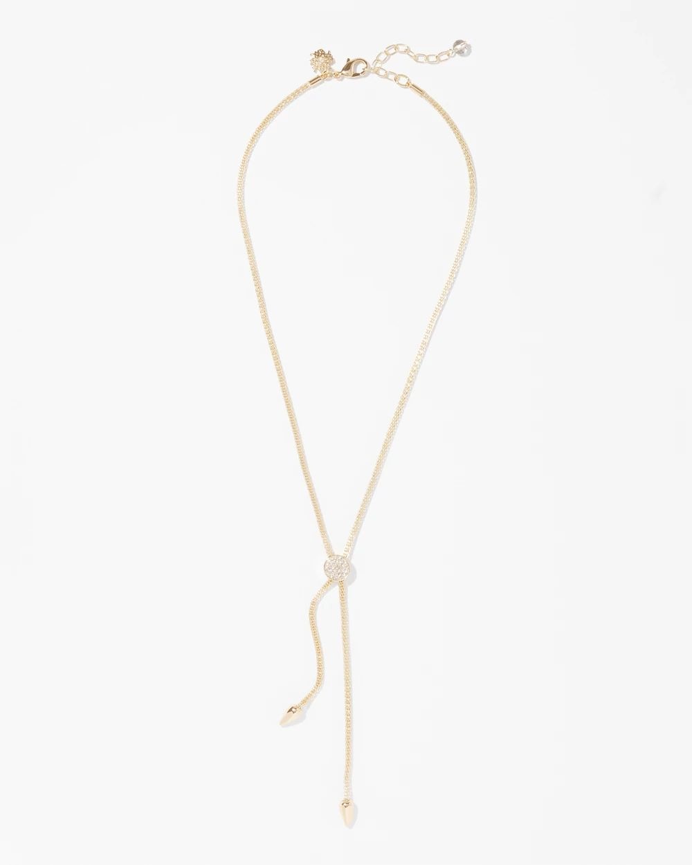 Gold Adjustable Y-Necklace