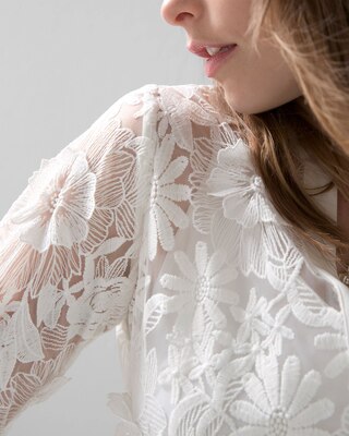 3-D Lace Shirt