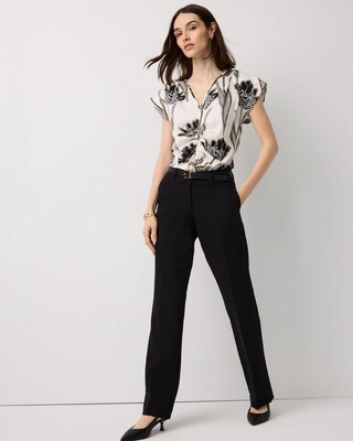 Luxe Stretch High Rise Riley Trouser