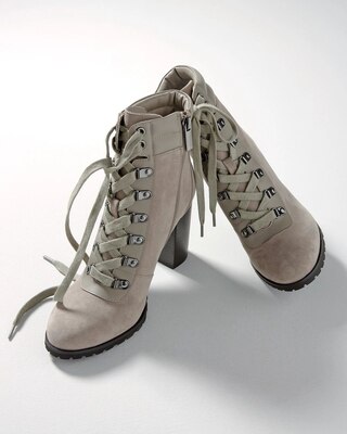 Mid-Heel Combat Boot