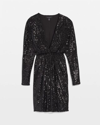 Sequin Pleated Dress click to view larger image.