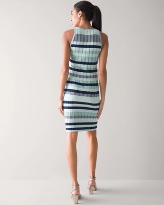 Striped Sweater Tank Dress