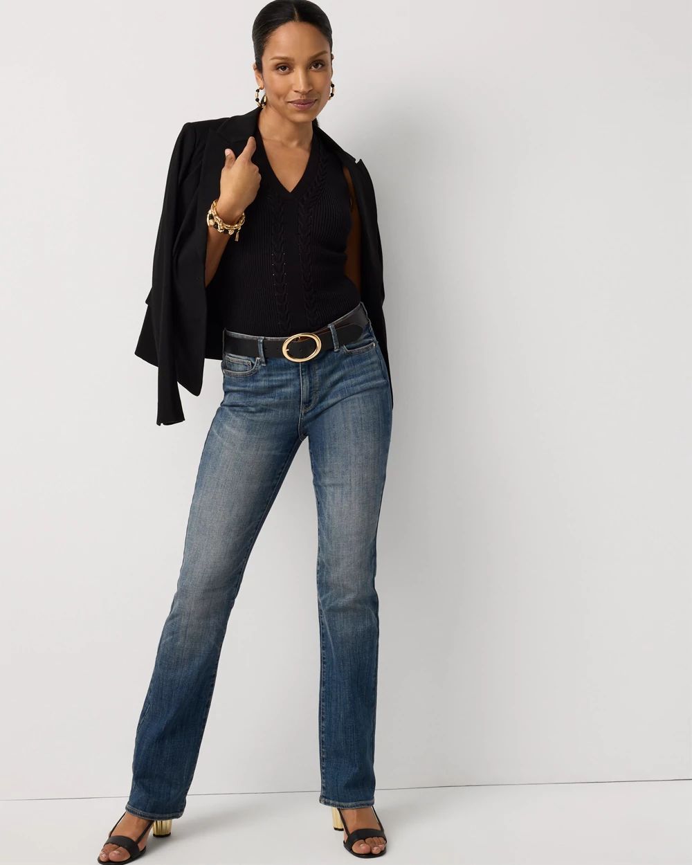 V-neck Knit Tank click to view larger image.