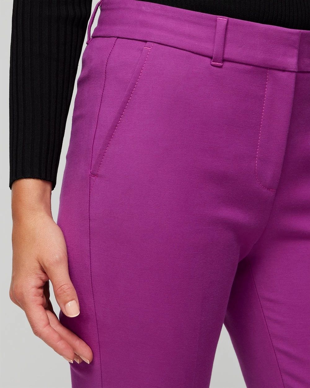 Slim Ankle Comfort Stretch Pants click to view larger image.